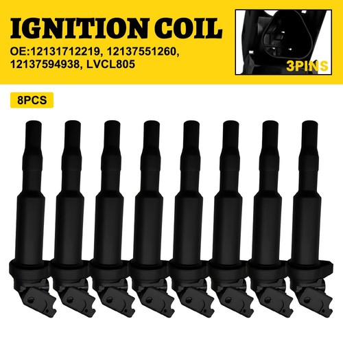 8pcs black car engine - black,